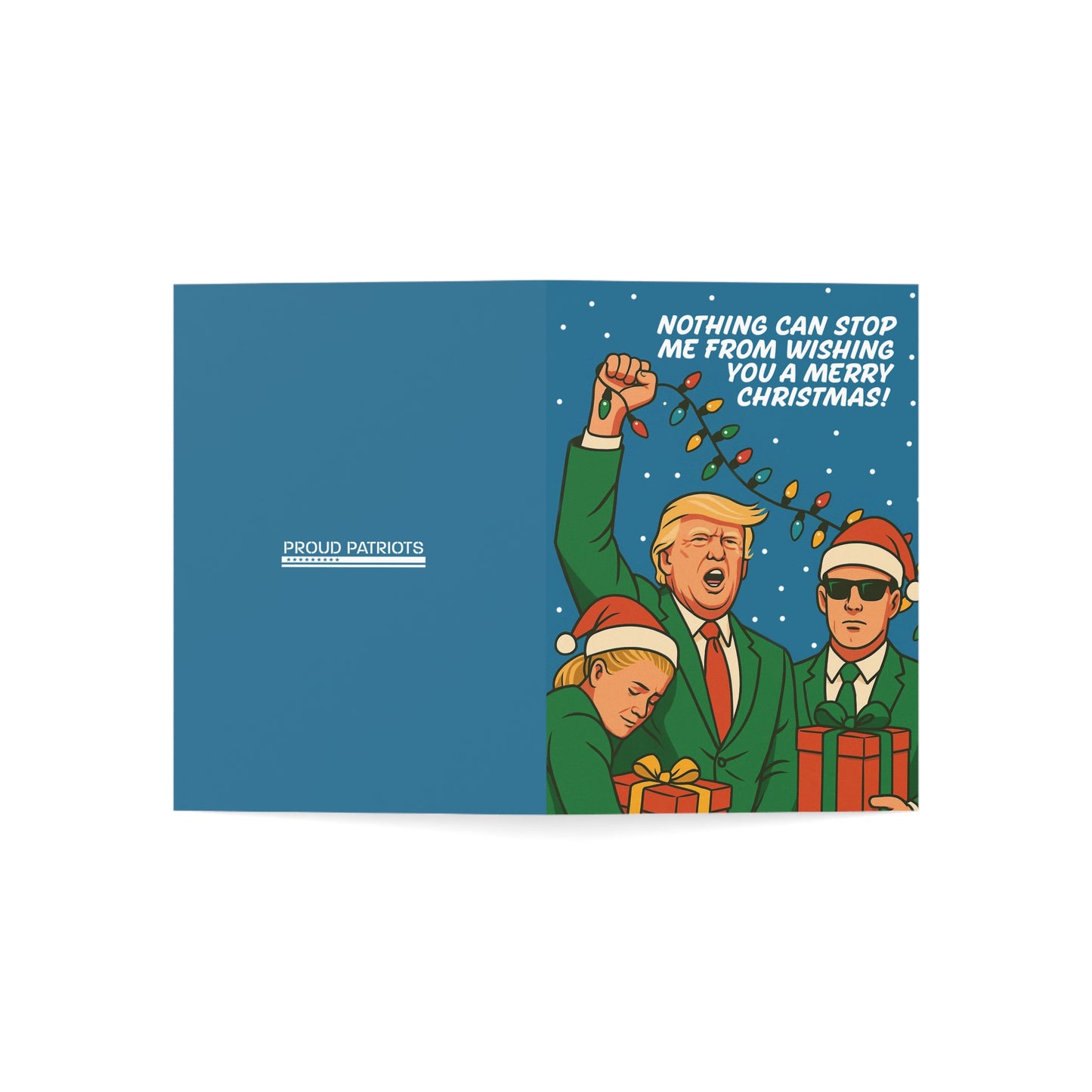 Nothing Can Stop Me From Wishing You A Merry Christmas - Christmas Greeting Card
