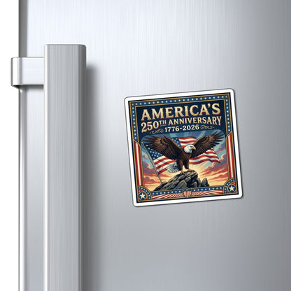 Bald Eagle - America's 250th 1776-2026 Refrigerator Magnet