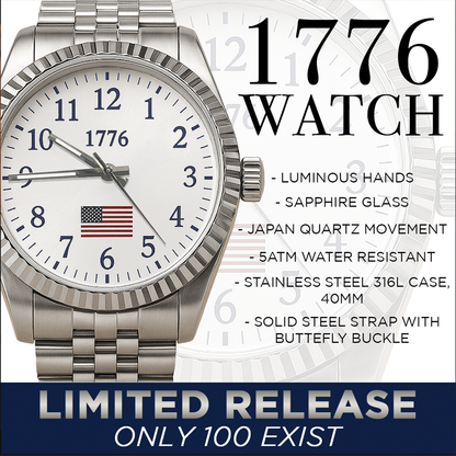 Silver 1776 Heritage Watch