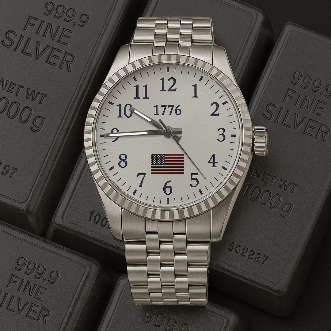 Silver 1776 Heritage Watch