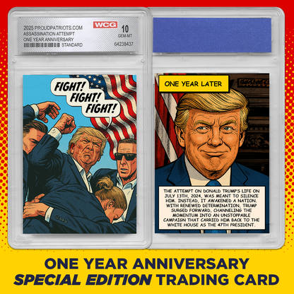 Fight Fight Fight Collectible Trading Card - One Year Anniversary Special Edition