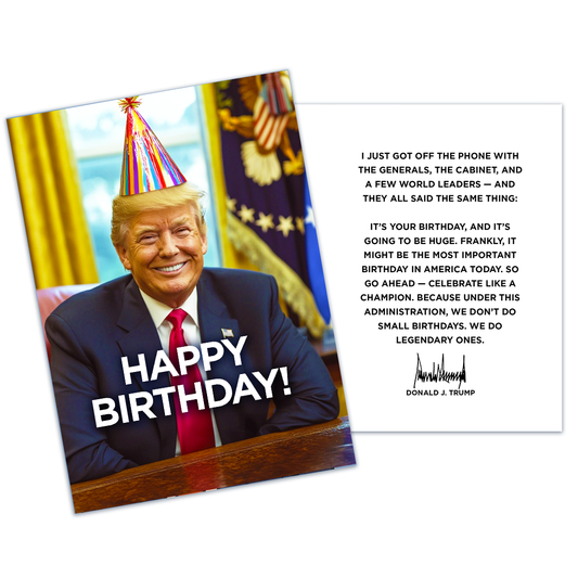 Legendary Birthday - President Trump Birthday Card