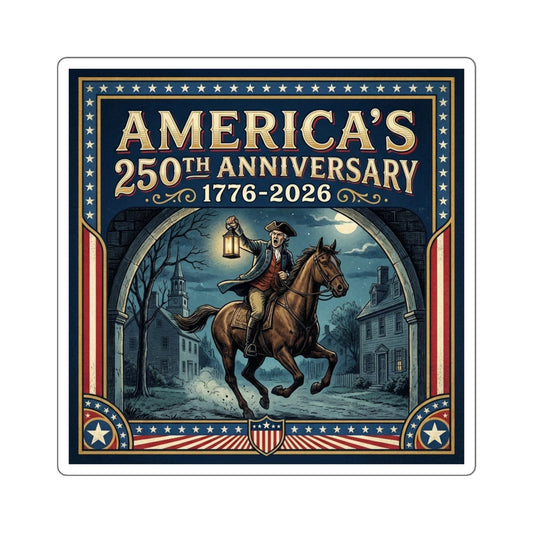 Paul Revere - America 250th Anniversary Square Sticker