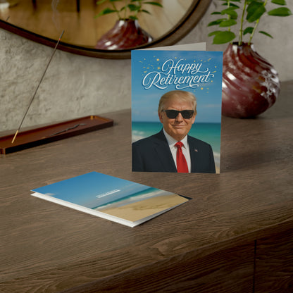 Happy Retirement - President Trump Retirement Card