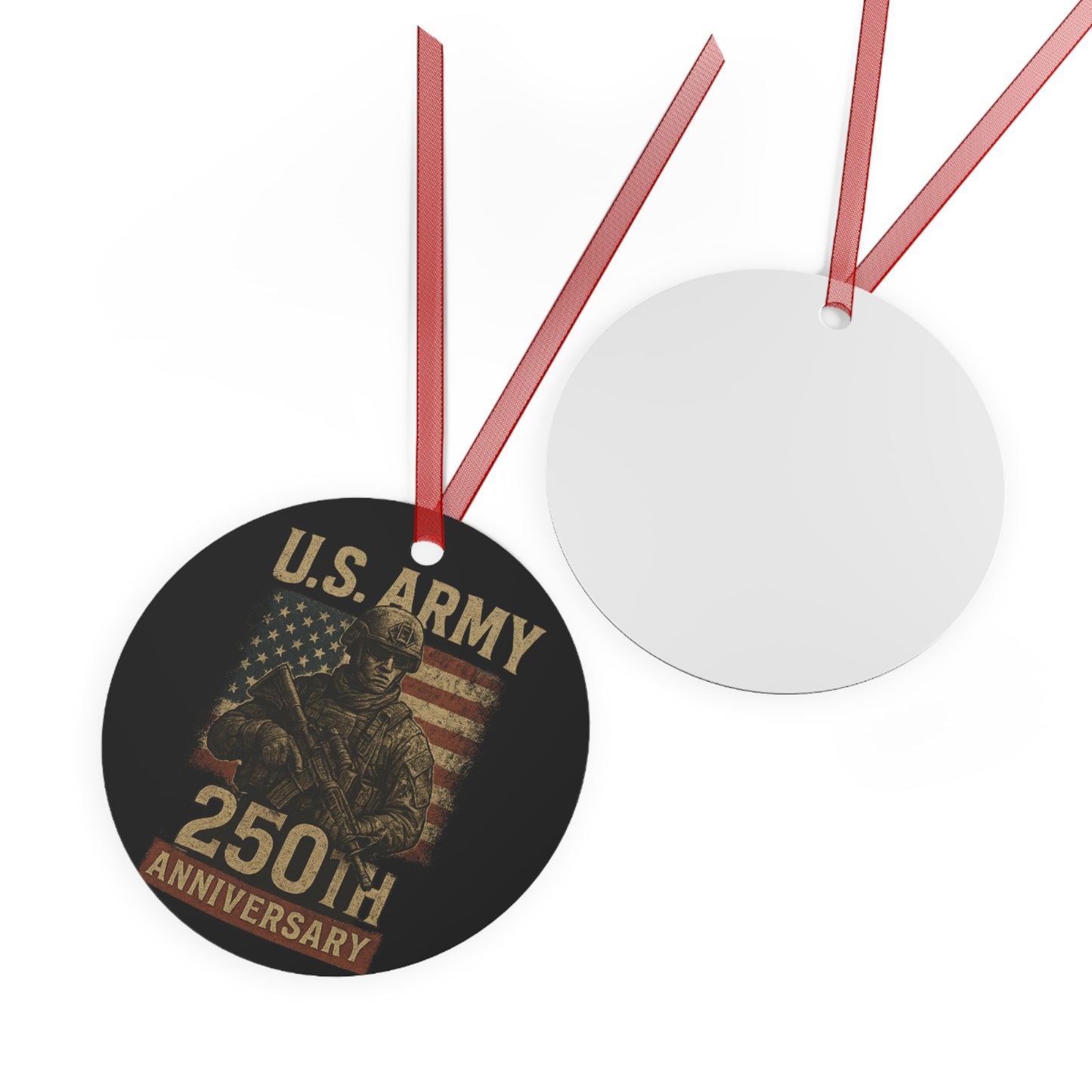 Army 250th Anniversary Christmas Tree Ornament