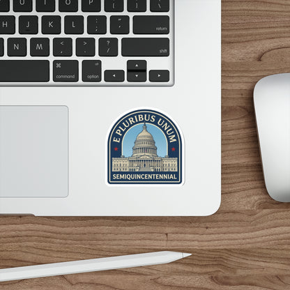 Capital Building  - E Pluribus Unum Sticker