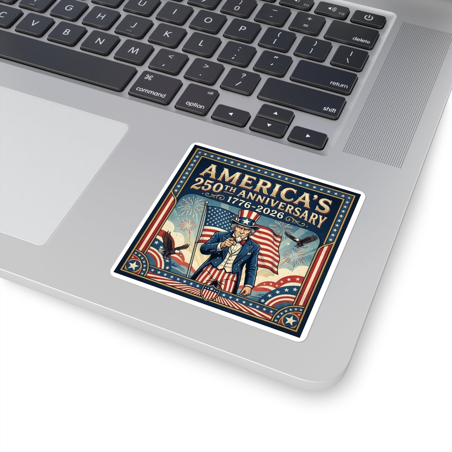 Uncle Sam - America 250th Anniversary Square Sticker