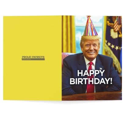 National Emergency - President Trump Birthday Card