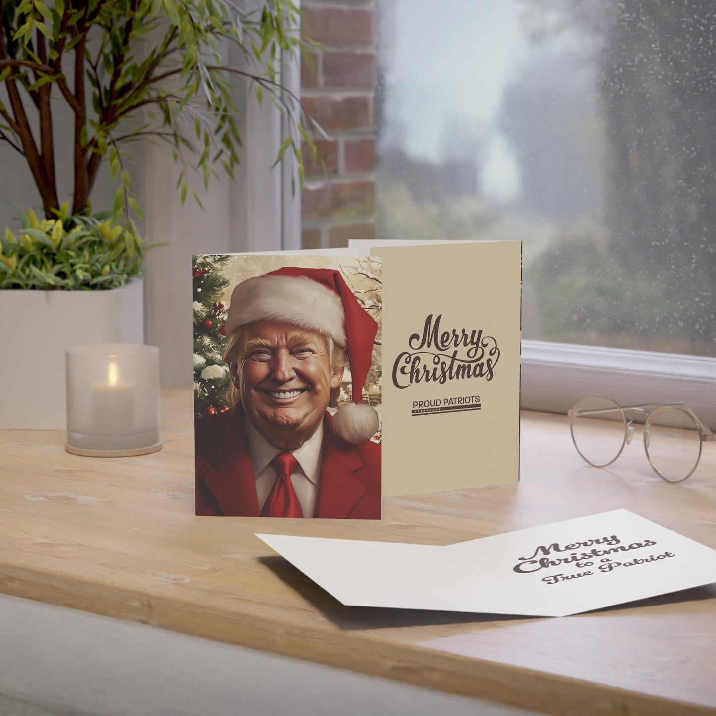 President Trump Merry Christmas Greeting Card