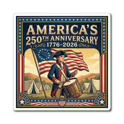 Drummer Boy - America's 250th 1776-2026 Refrigerator Magnet