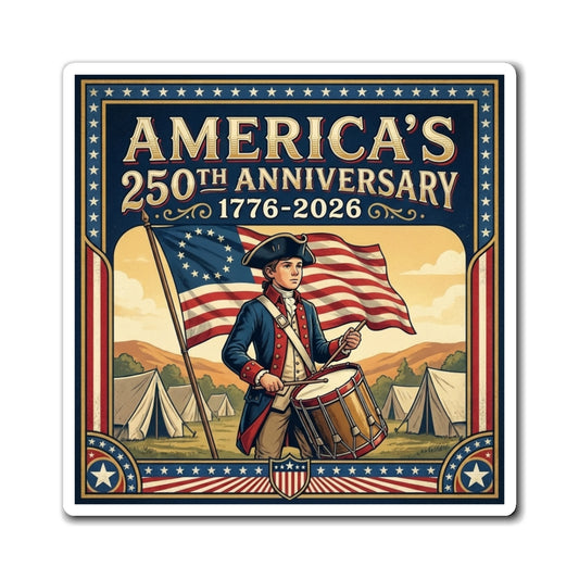 Drummer Boy - America's 250th 1776-2026 Refrigerator Magnet