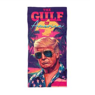 Gulf of America Vintage-Style Beach Towel