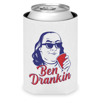 Ben Drankin Can Koozie