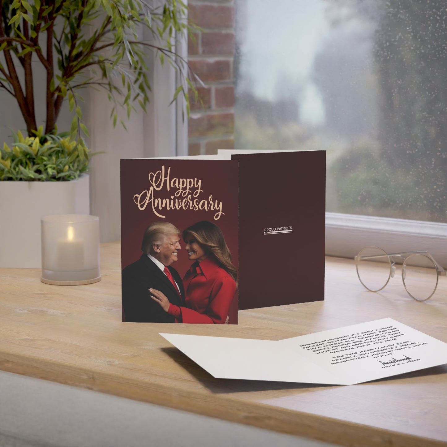 Happy Anniversary - Donald and Melania Trump Anniversary Card