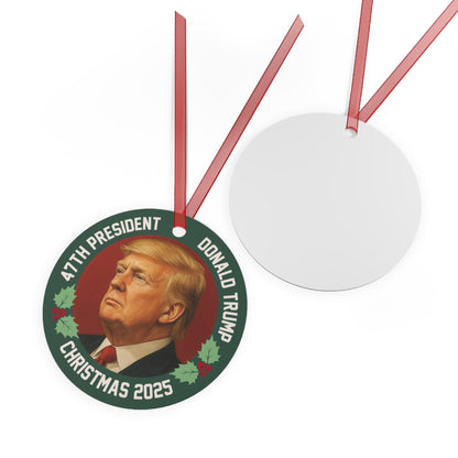 47th President Christmas 2025 Tree Ornament