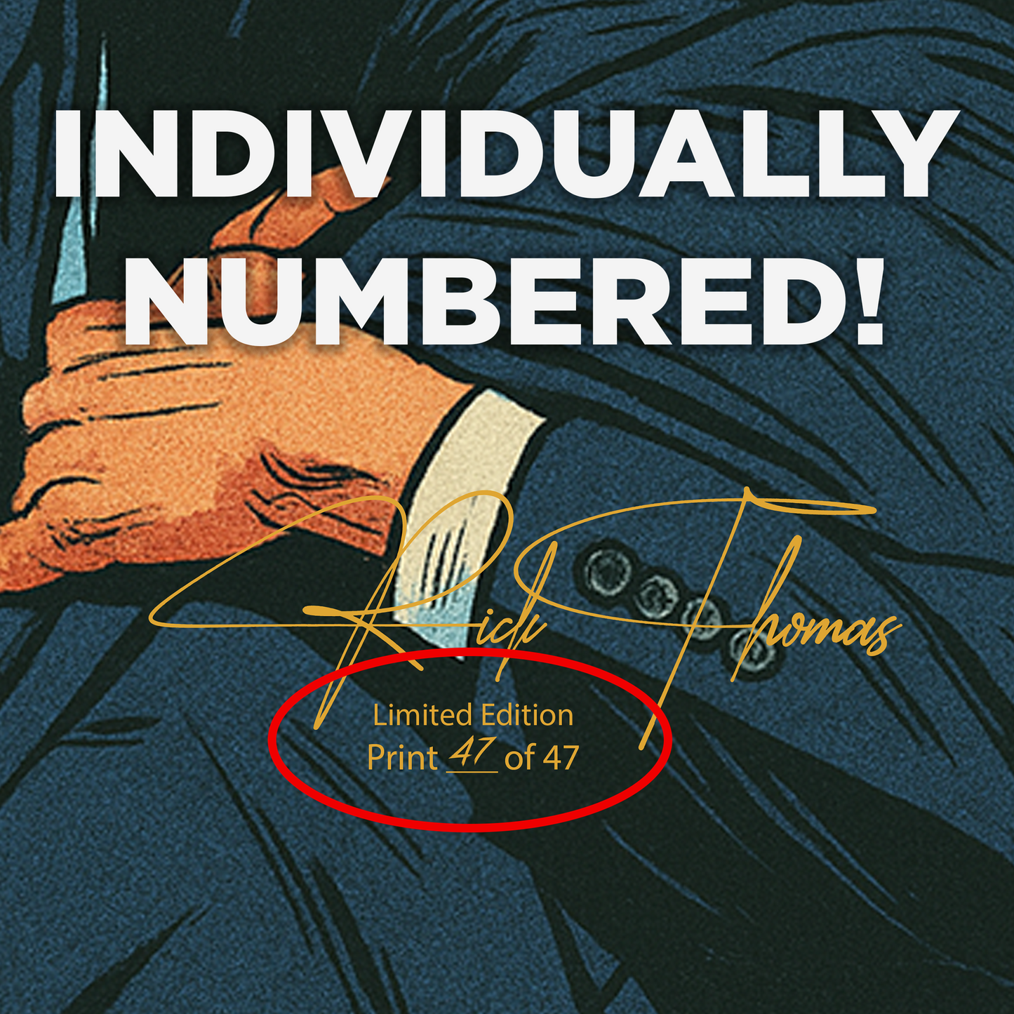 "Fight Fight, Fight" Limited Edition Canvas - Signed & Individually Numbered