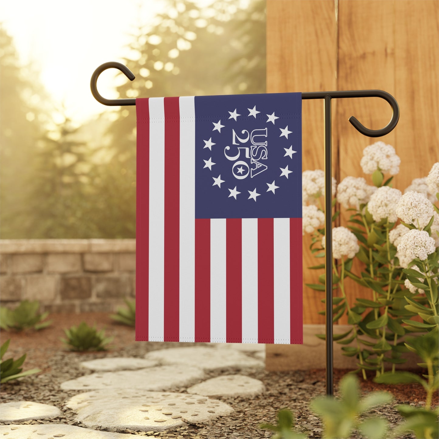 USA 250th Anniversary Garden Flag & House Banner