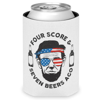 Four Score Seven Beers Ago Can Koozie