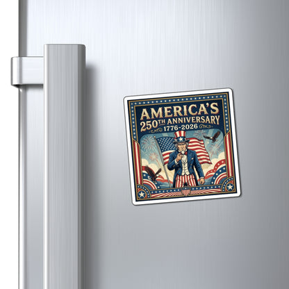 Uncle Sam - America's 250th 1776-2026 Refrigerator Magnet