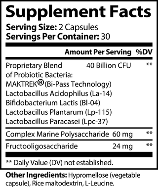 Healthy Patriots Probiotic Capsules with Prebiotics