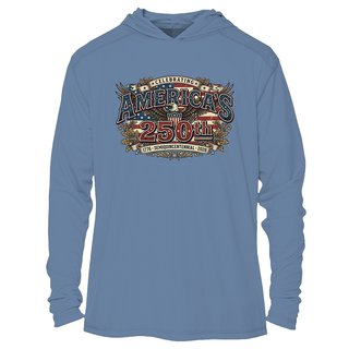 America's 250th Anniversary Solar Sun Shirt with Hood — graphic t-shirt from Proud Patriots