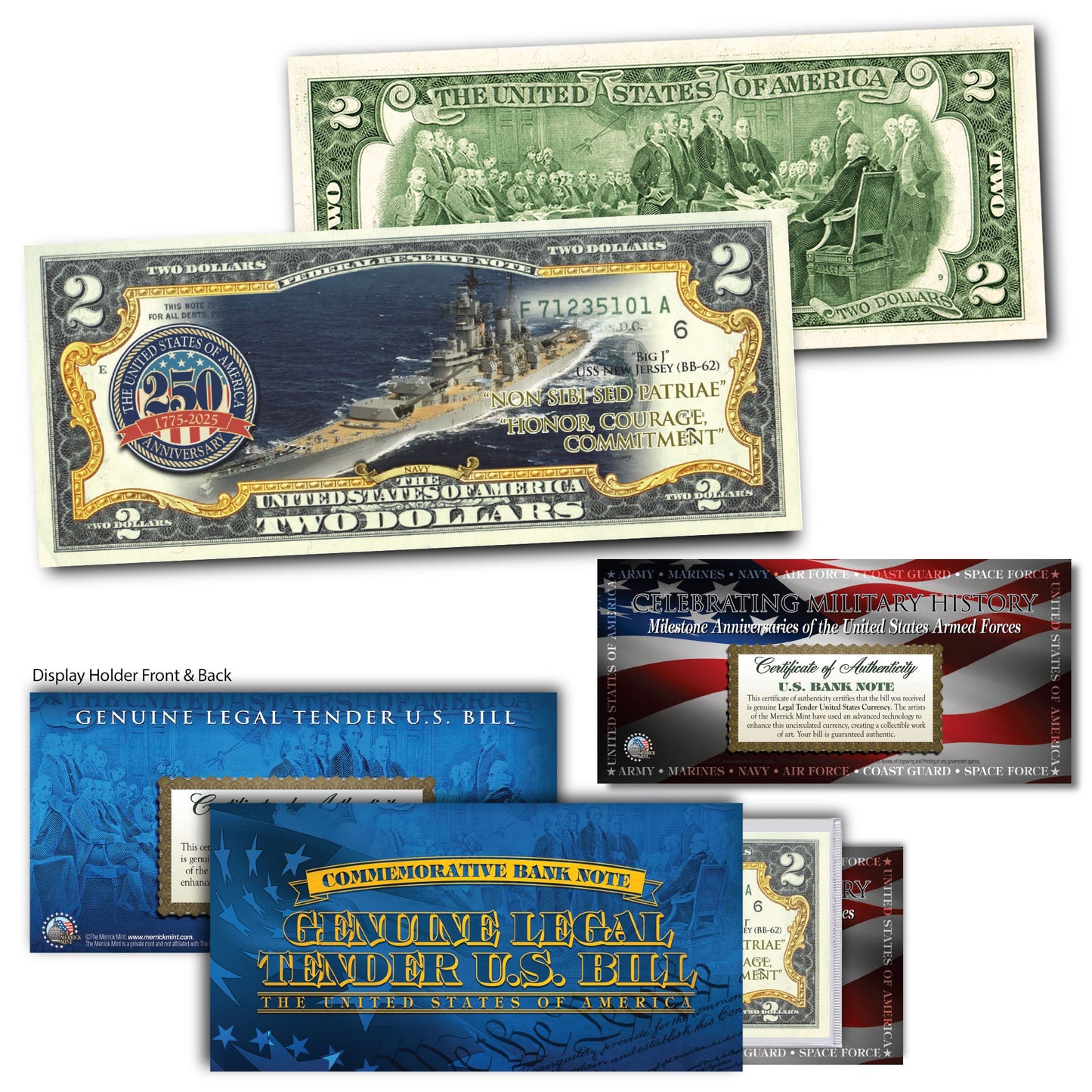 America’s 250th Anniversary Commemorative Coin & Bill Collection – Limited Edition 1776–2026 Set (SAVE 25%)