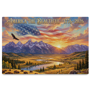 America's 250th Anniversary America The Beautiful Canvas (24"x 16")