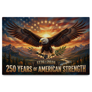 America's 250th Anniversary Eagle Strength Canvas (24"x 16")