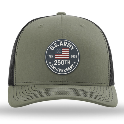 Army 250th Anniversary Patch Hat
