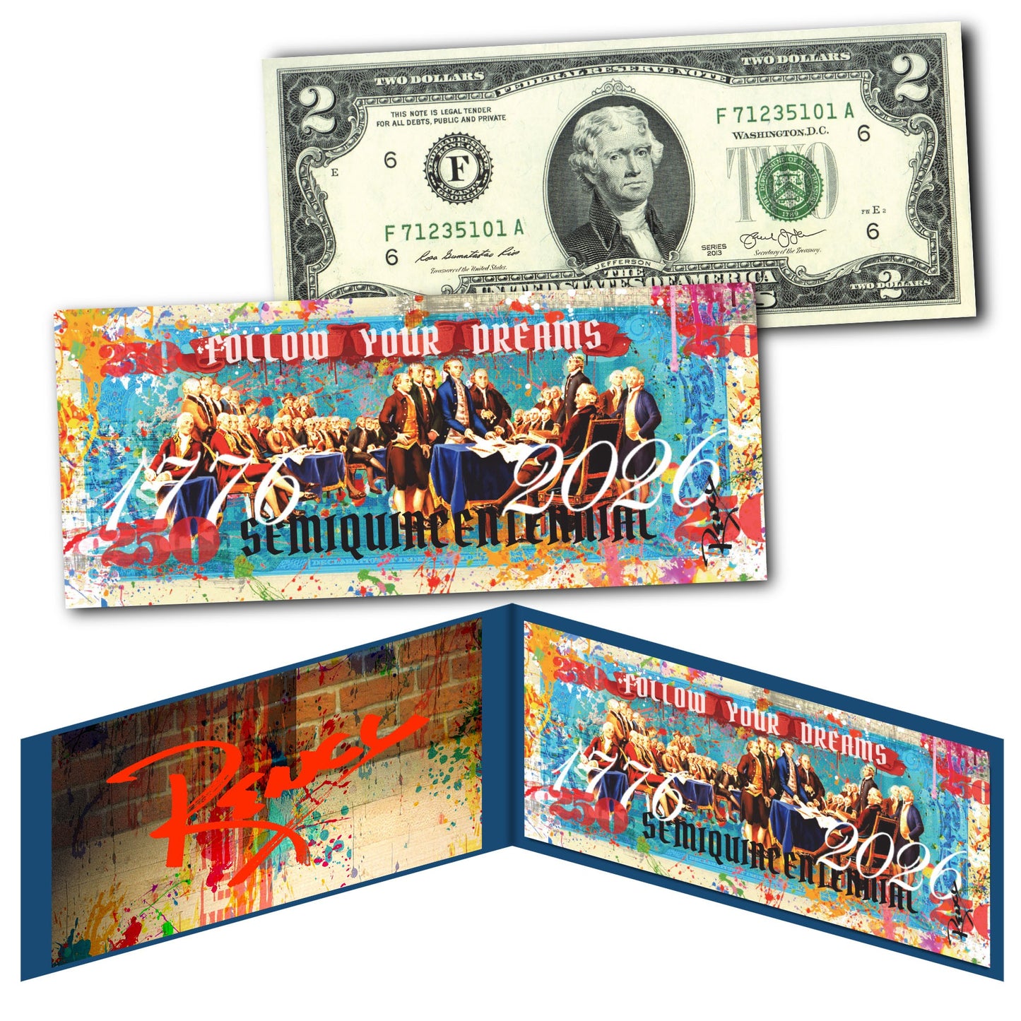 America’s 250th Anniversary Commemorative Coin & Bill Collection – Limited Edition 1776–2026 Set (SAVE 25%)