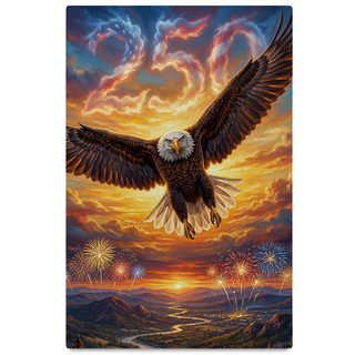 America's 250th Anniversary Eagle Canvas (16"x 24")