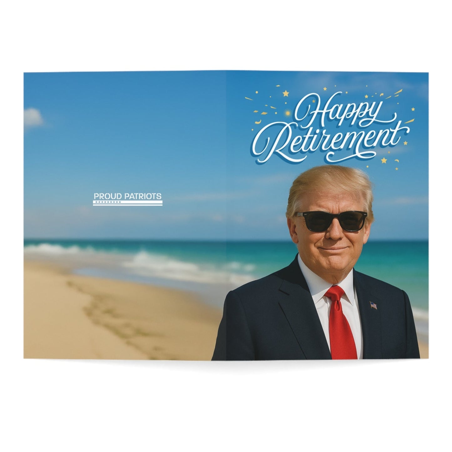 Happy Retirement - President Trump Retirement Card