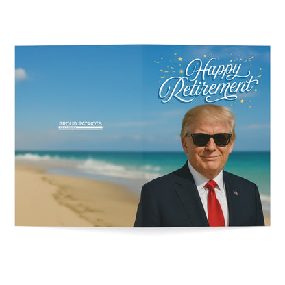 Happy Retirement - President Trump Retirement Card