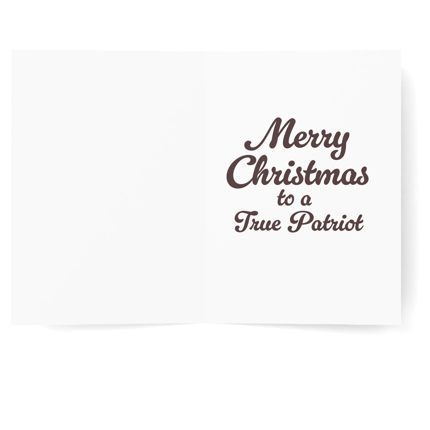 President Trump Merry Christmas Greeting Card