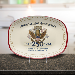 America's 250th Anniversary Celebrating Freedom, Unity, And Promise Platter