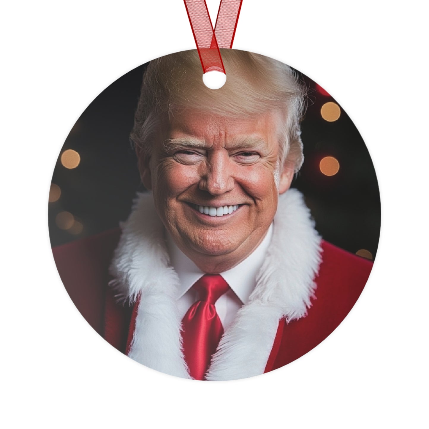 Trump Santa Christmas Tree Ornament