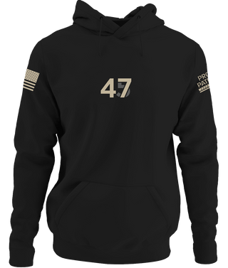 45/47 Black Hoodie
