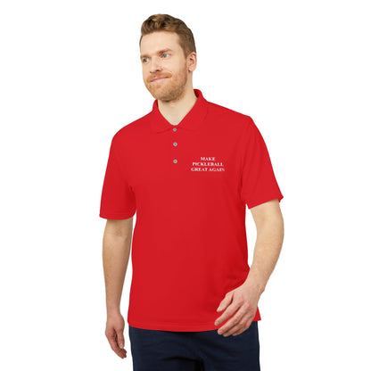Make Pickleball Great Again Performance Polo