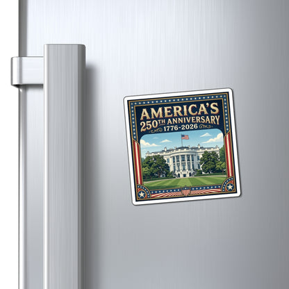 White House - America's 250th 1776-2026 Refrigerator Magnet