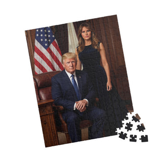 President Donald Trump and First Lady Melania Trump Puzzle (252, 520, 1014-piece)