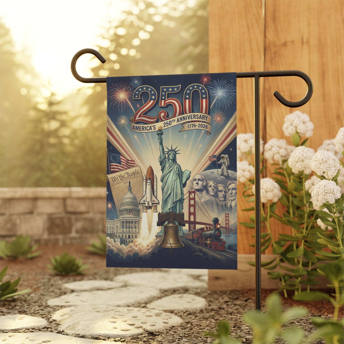 America's 250th Anniversary Garden Flag & House Banner