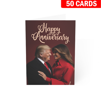 Happy Anniversary - Donald and Melania Trump Anniversary Card