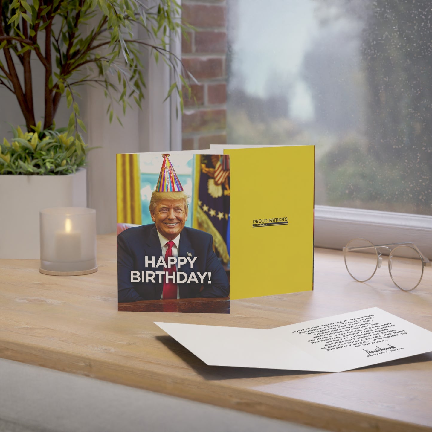 National Emergency - President Trump Birthday Card