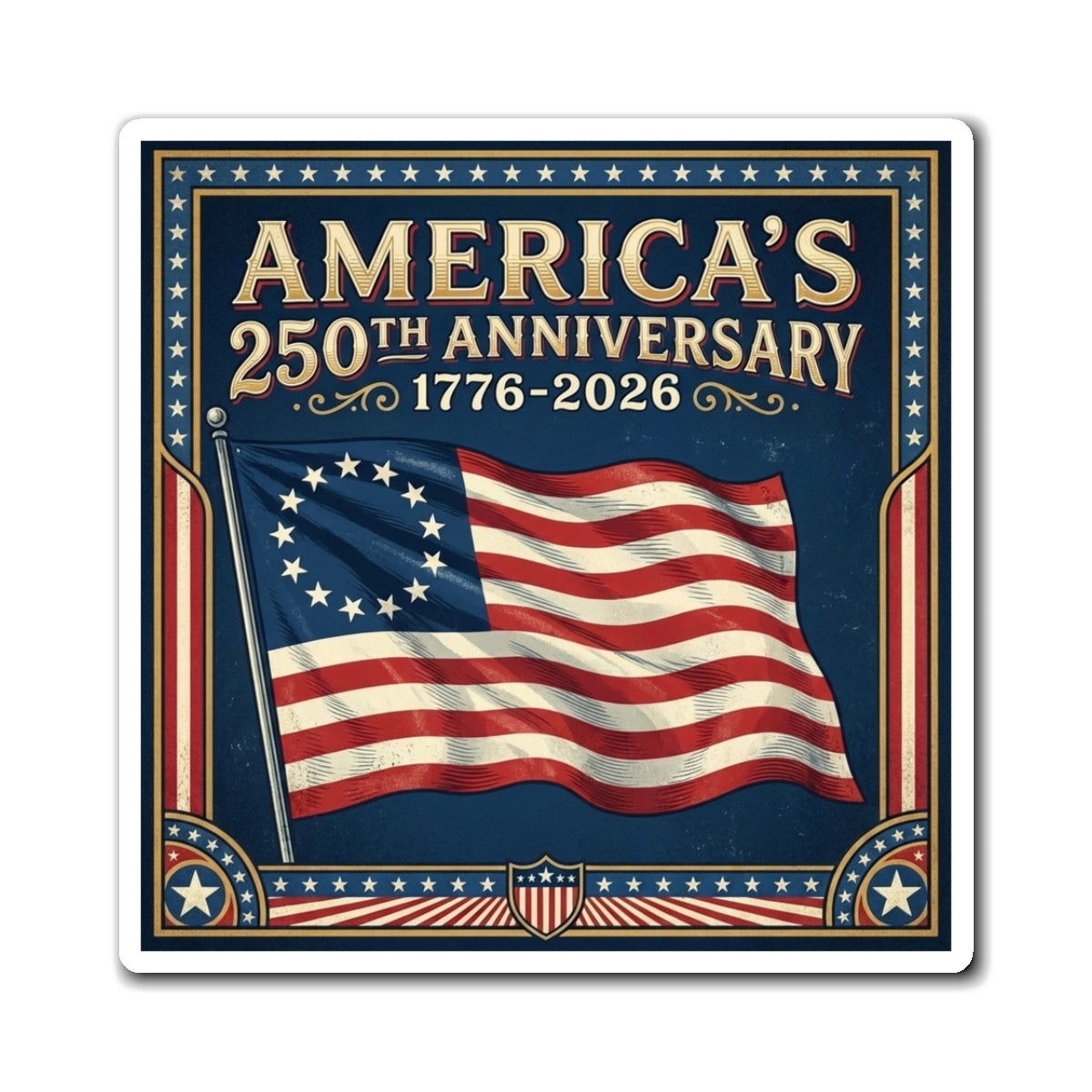 All 18 America 250th Anniversary Magnets (Save 25%)