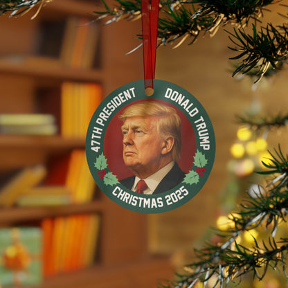 47th President Christmas 2025 Tree Ornament