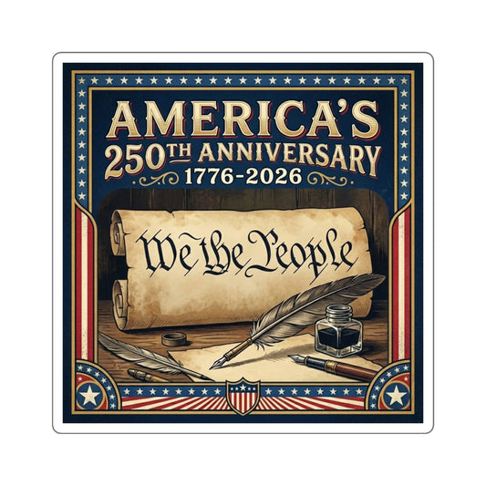 We The People - America 250th Anniversary Square Sticker