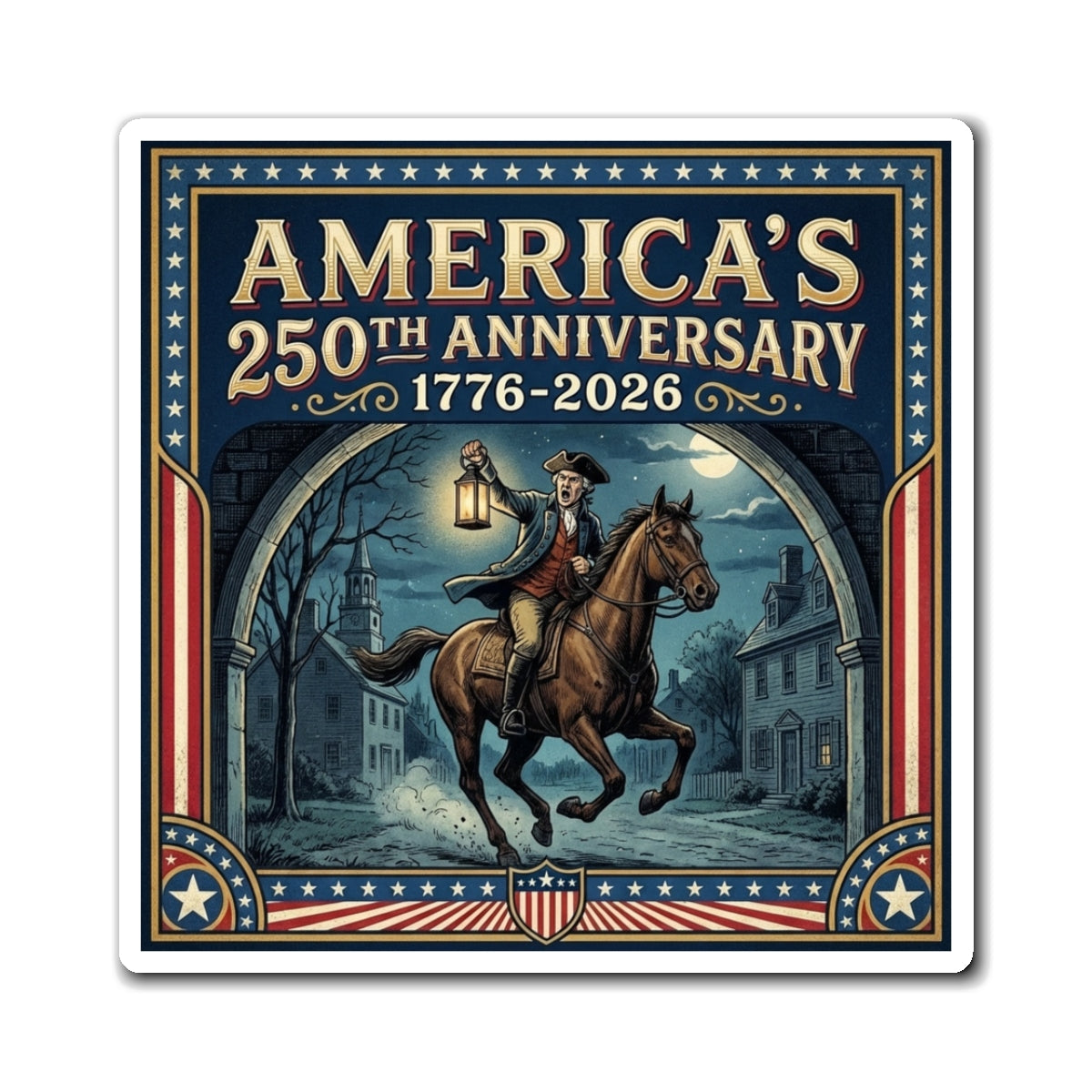 All 18 America 250th Anniversary Magnets (Save 25%)