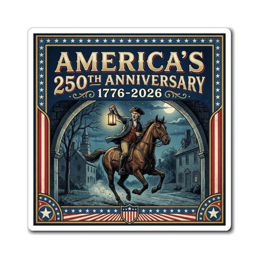 Paul Revere - America's 250th 1776-2026 Refrigerator Magnet