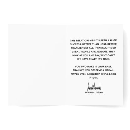 Happy Anniversary - Donald and Melania Trump Anniversary Card