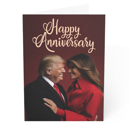Happy Anniversary - Donald and Melania Trump Anniversary Card